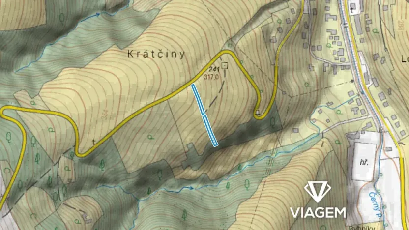 Prodej zahrady, Hřivínův Újezd, 1165 m2