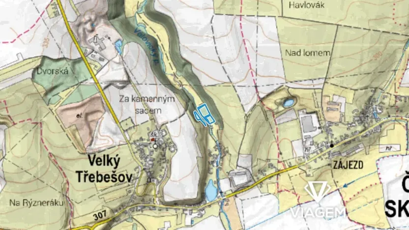Prodej podílu pole, Velký Třebešov, 549 m2