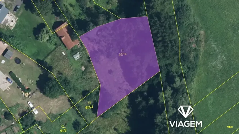 Prodej podílu zahrady, Smidary, 304 m2