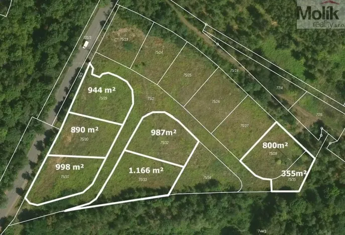 Prodej pozemku pro bydlení, Mariánské Radčice, Československé armády, 987 m2