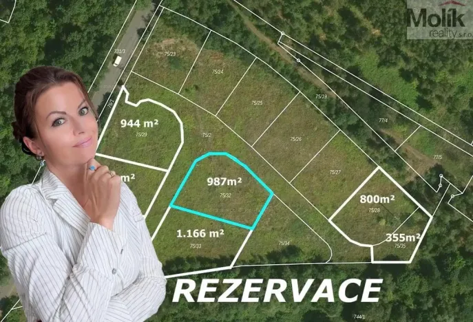 Prodej pozemku pro bydlení, Mariánské Radčice, Československé armády, 987 m2
