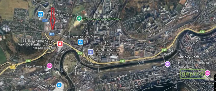 Pronájem obchodního prostoru, Karlovy Vary, Rohová, 112 m2