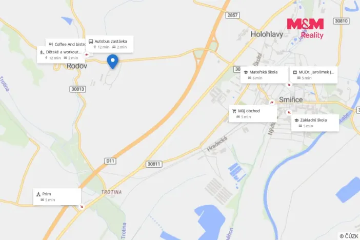 Prodej rodinného domu, Smiřice - Rodov, 81 m2