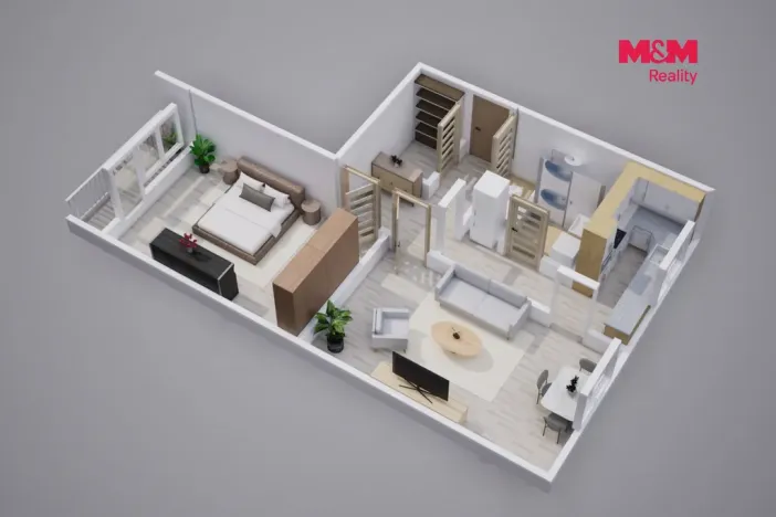 Prodej bytu 2+1, Ústí nad Labem - Neštěmice, Na Výšině, 62 m2