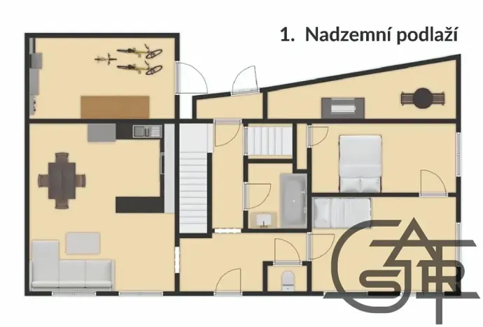 Prodej rodinného domu, Chotěboř, Ningerova, 95 m2