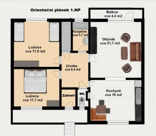 Prodej rodinného domu, Chrášťany, 154 m2