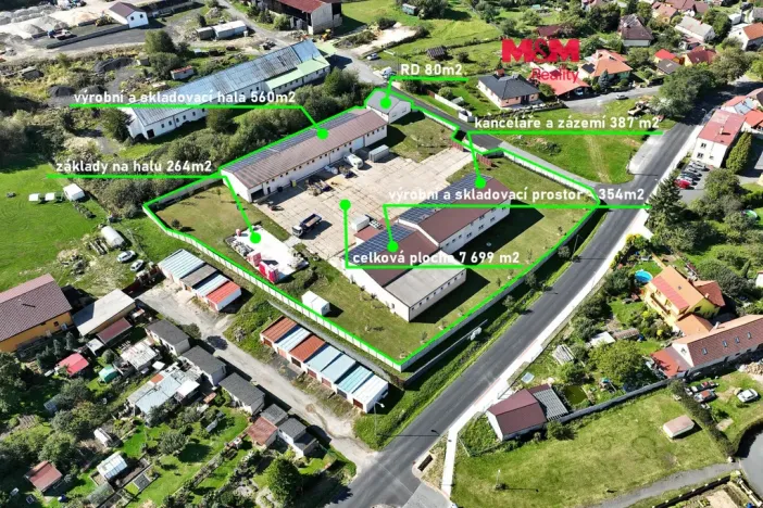 Prodej obchodního prostoru, Zbraslavice, 1381 m2