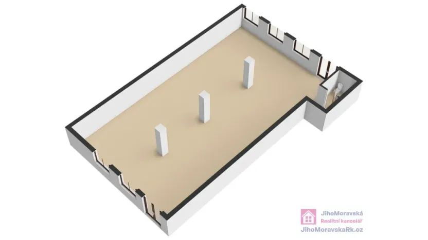 Pronájem obchodního prostoru, Rakvice, Zahradní, 144 m2