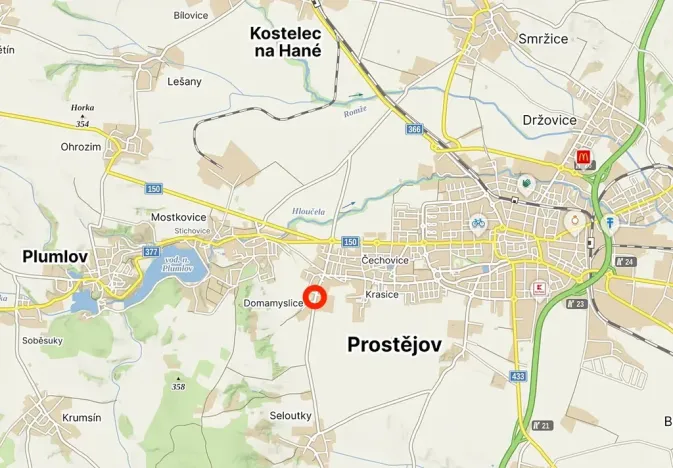 Prodej pozemku pro bydlení, Prostějov, Pod vinohrádkem, 12536 m2