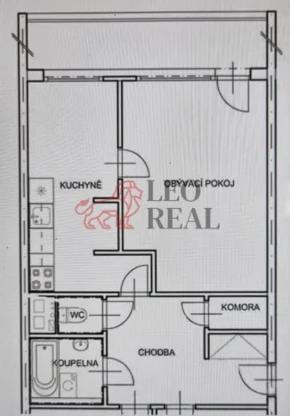 Pronájem bytu 1+1, Praha - Záběhlice, Choceradská, 54 m2