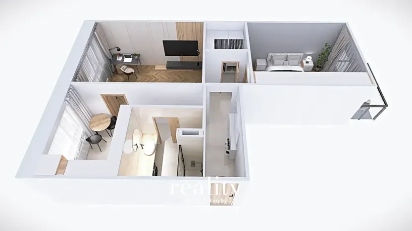 Pronájem bytu 2+1, Znojmo, Pražská, 57 m2