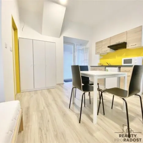 Pronájem bytu 1+kk, Brno, Václavská, 26 m2