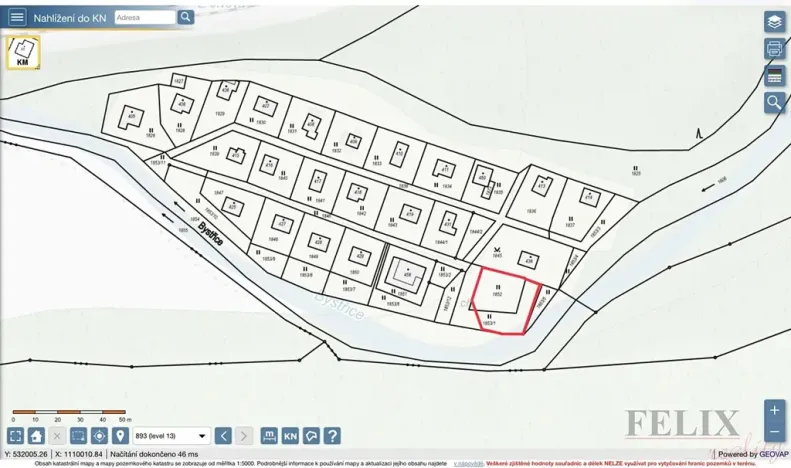 Prodej pozemku pro bydlení, Domašov nad Bystřicí, 660 m2