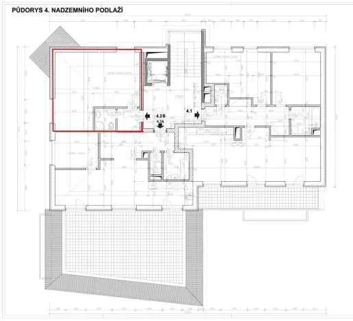 Pronájem bytu 1+kk, Praha - Krč, Dolnokrčská, 40 m2