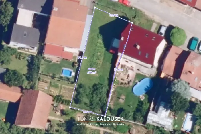 Prodej pozemku pro bydlení, Prštice, 419 m2