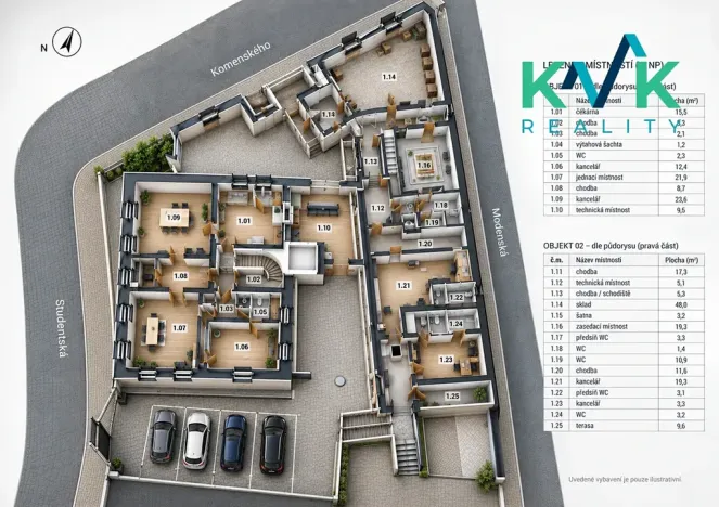 Prodej komerčního pozemku, Karlovy Vary, Studentská, 427 m2