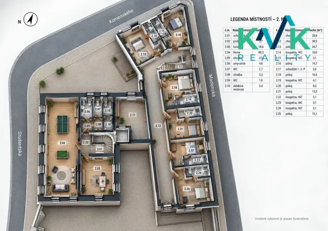 Prodej komerčního pozemku, Karlovy Vary, Studentská, 427 m2