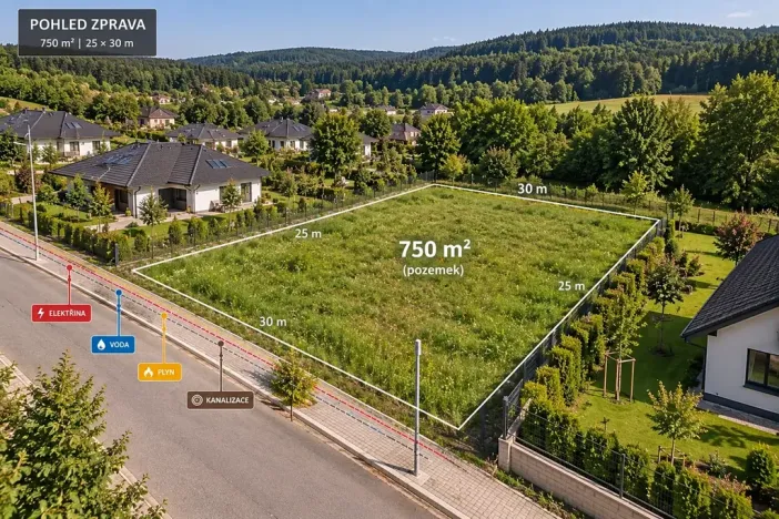 Prodej pozemku pro bydlení, Vilémov, 750 m2