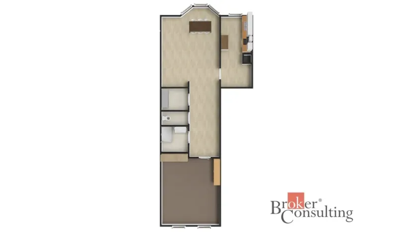 Pronájem bytu 2+kk, Liberec - Liberec II-Nové Město, Truhlářská, 90 m2
