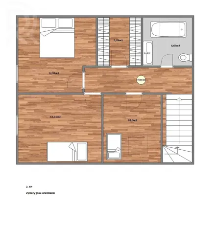Prodej rodinného domu, Praha - Zadní Kopanina, Chaloupky, 124 m2