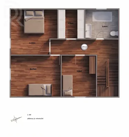 Prodej rodinného domu, Praha - Zadní Kopanina, Chaloupky, 124 m2