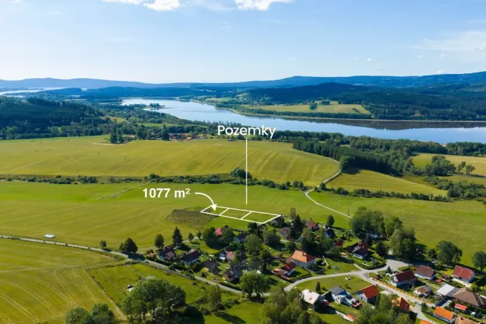 Prodej pozemku pro bydlení, Horní Planá - Pernek, Maňava, 1077 m2