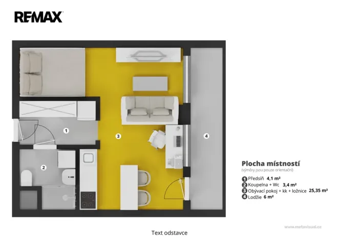 Pronájem bytu 1+kk, Praha - Hostivař, Strašnická, 35 m2