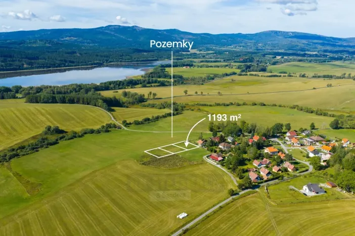 Prodej pozemku pro bydlení, Horní Planá - Pernek, Maňava, 1193 m2