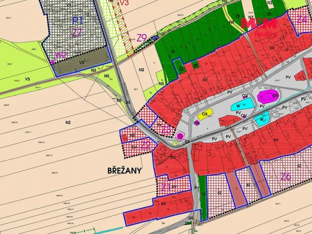 Prodej pozemku pro bydlení, Břežany, 8048 m2