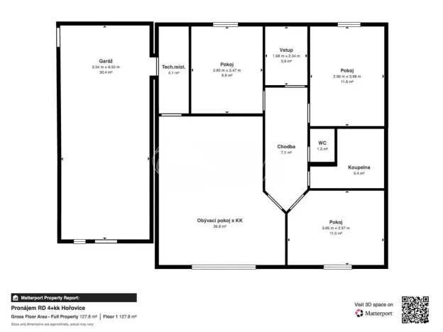 Pronájem rodinného domu, Hořovice, K Výrovně, 112 m2