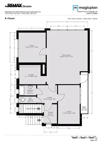 Prodej rodinného domu, Praha - Zbraslav, Nebeského, 130 m2