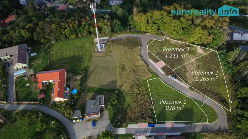 Prodej pozemku pro bydlení, Niměřice, 928 m2