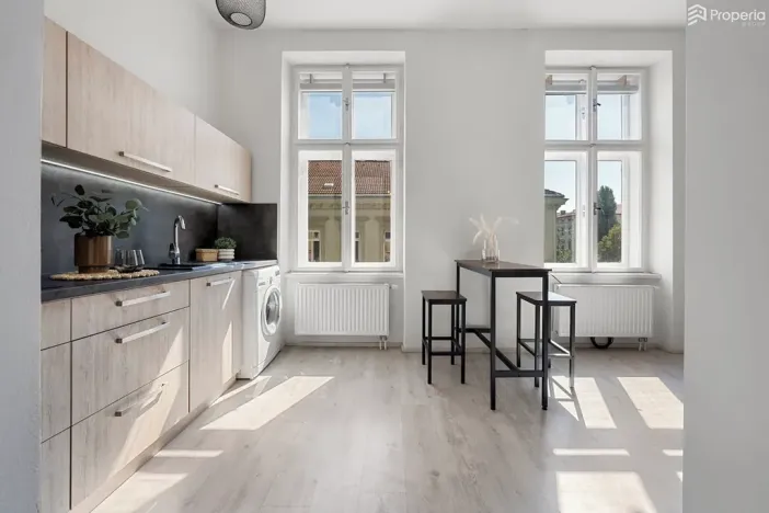 Pronájem bytu 1+kk, Brno, Štefánikova, 27 m2