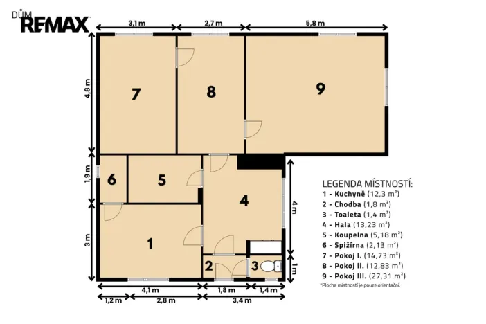Prodej rodinného domu, Řehenice - Babice, 91 m2