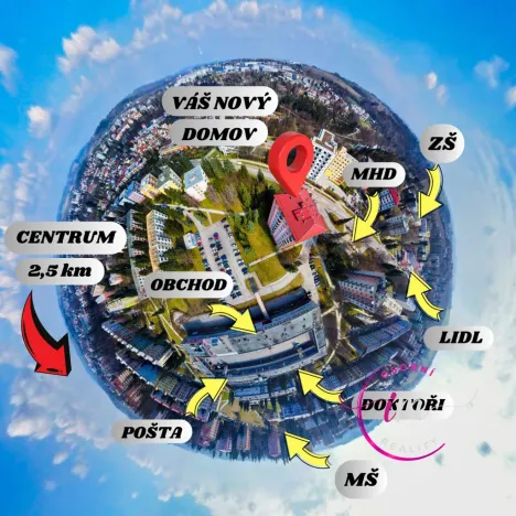 Pronájem bytu 1+1, Jihlava, Březinova, 36 m2