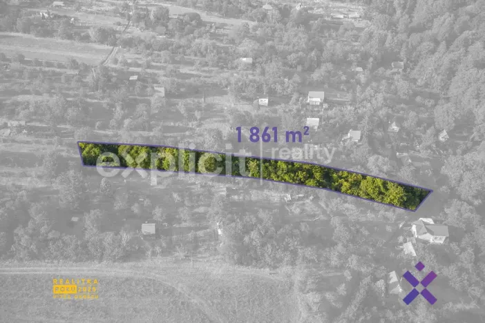Prodej zahrady, Uherský Brod, 1861 m2