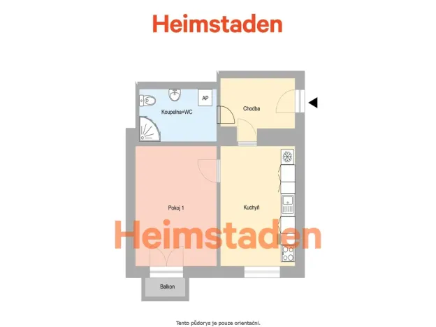 Pronájem bytu 1+1, Ostrava - Poruba, 17. listopadu, 39 m2