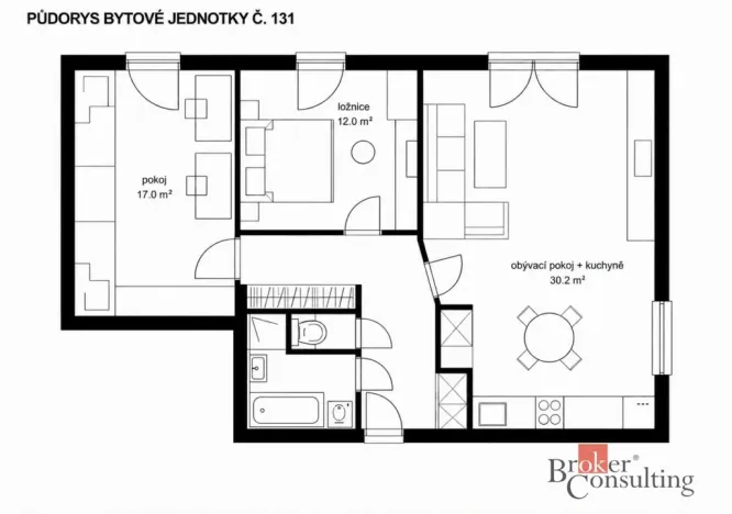 Prodej bytu 3+kk, Hořovice, Na Okraji, 75 m2