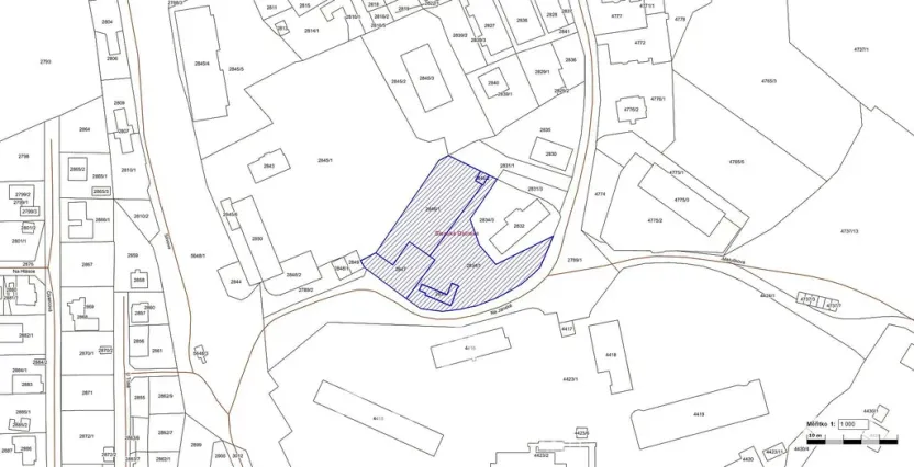 Prodej pozemku, Ostrava - Slezská Ostrava, Na Jánské, 4449 m2