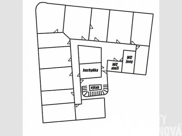 Pronájem kanceláře, Praha - Nové Město, Rumunská, 25 m2