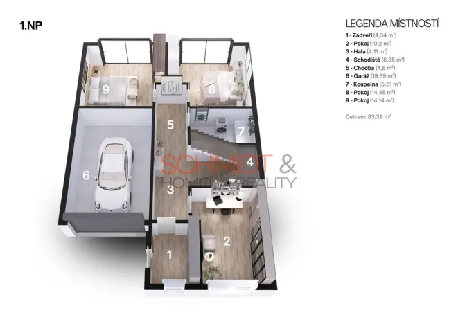 Prodej pozemku pro bydlení, Bořetice, 1000 m2