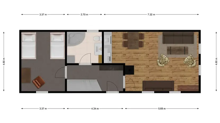 Prodej chalupy, Malinová, 105 m2