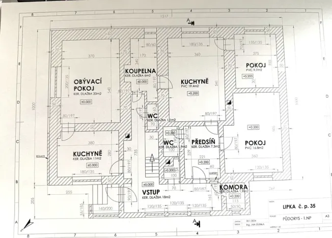 Prodej rodinného domu, Horní Bradlo, 125 m2