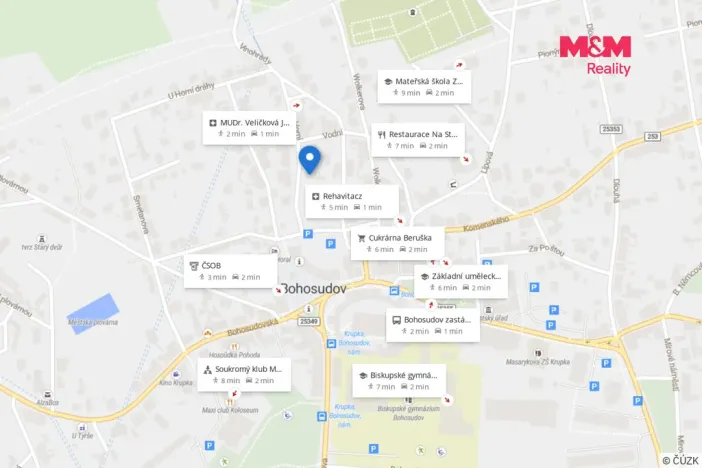 Pronájem bytu 1+1, Krupka - Bohosudov, Horní, 45 m2