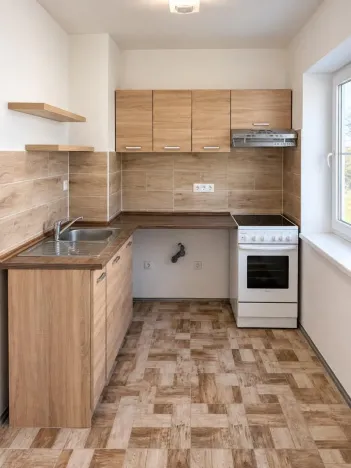Pronájem bytu 1+1, Děčín - Děčín VII-Chrochvice, K. Světlé, 44 m2