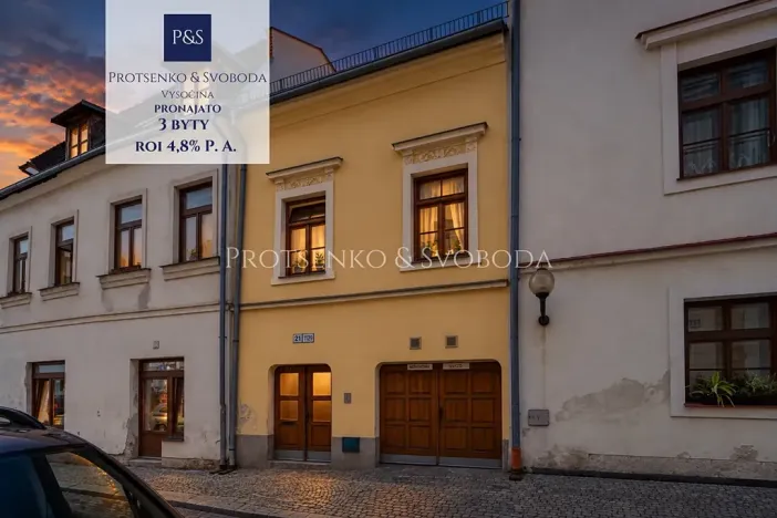Prodej činžovního domu, Jihlava, Židovská, 180 m2
