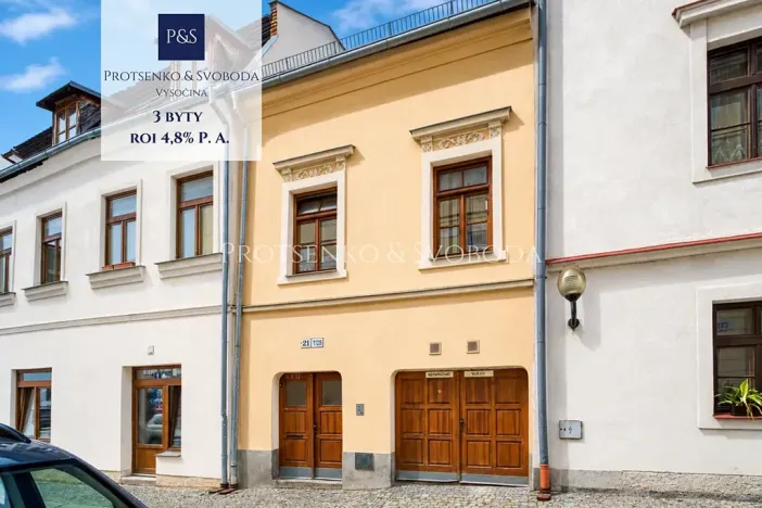 Prodej činžovního domu, Jihlava, Židovská, 180 m2