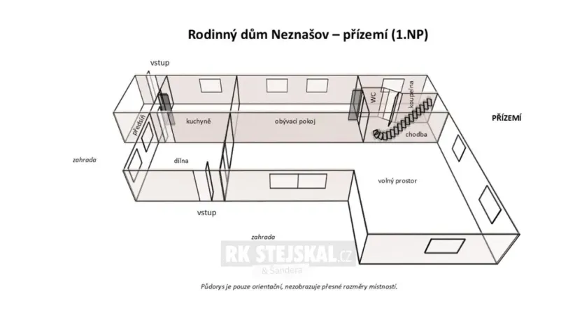Prodej rodinného domu, Všemyslice - Neznašov, 90 m2