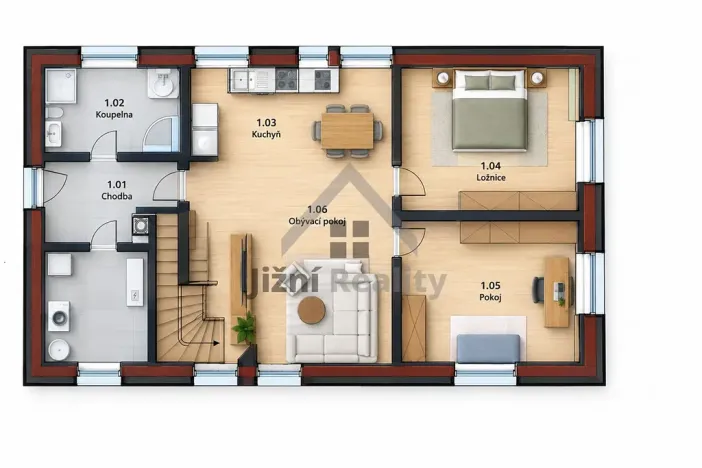 Prodej rodinného domu, Bošilec, 120 m2