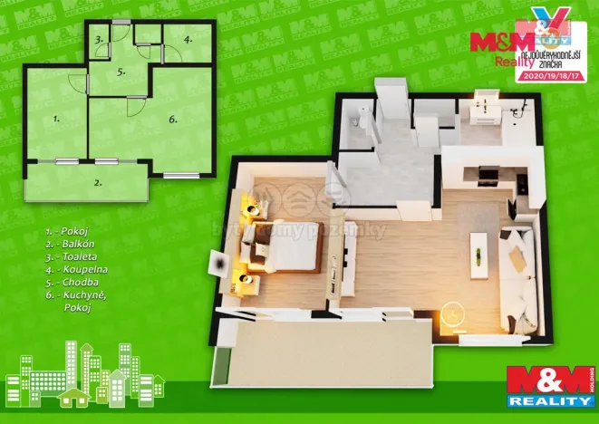 Prodej bytu 2+kk, Žacléř - Prkenný Důl, 64 m2